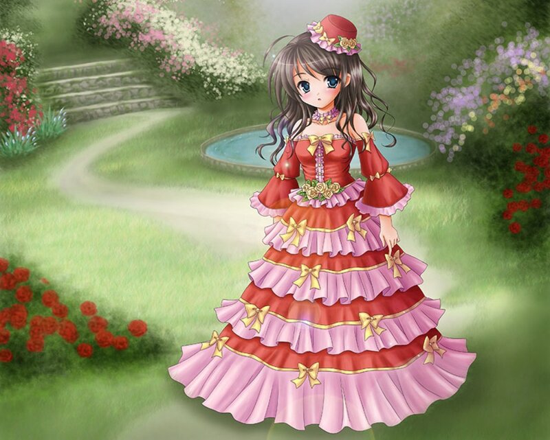 Girl in a Red Dress — Serene