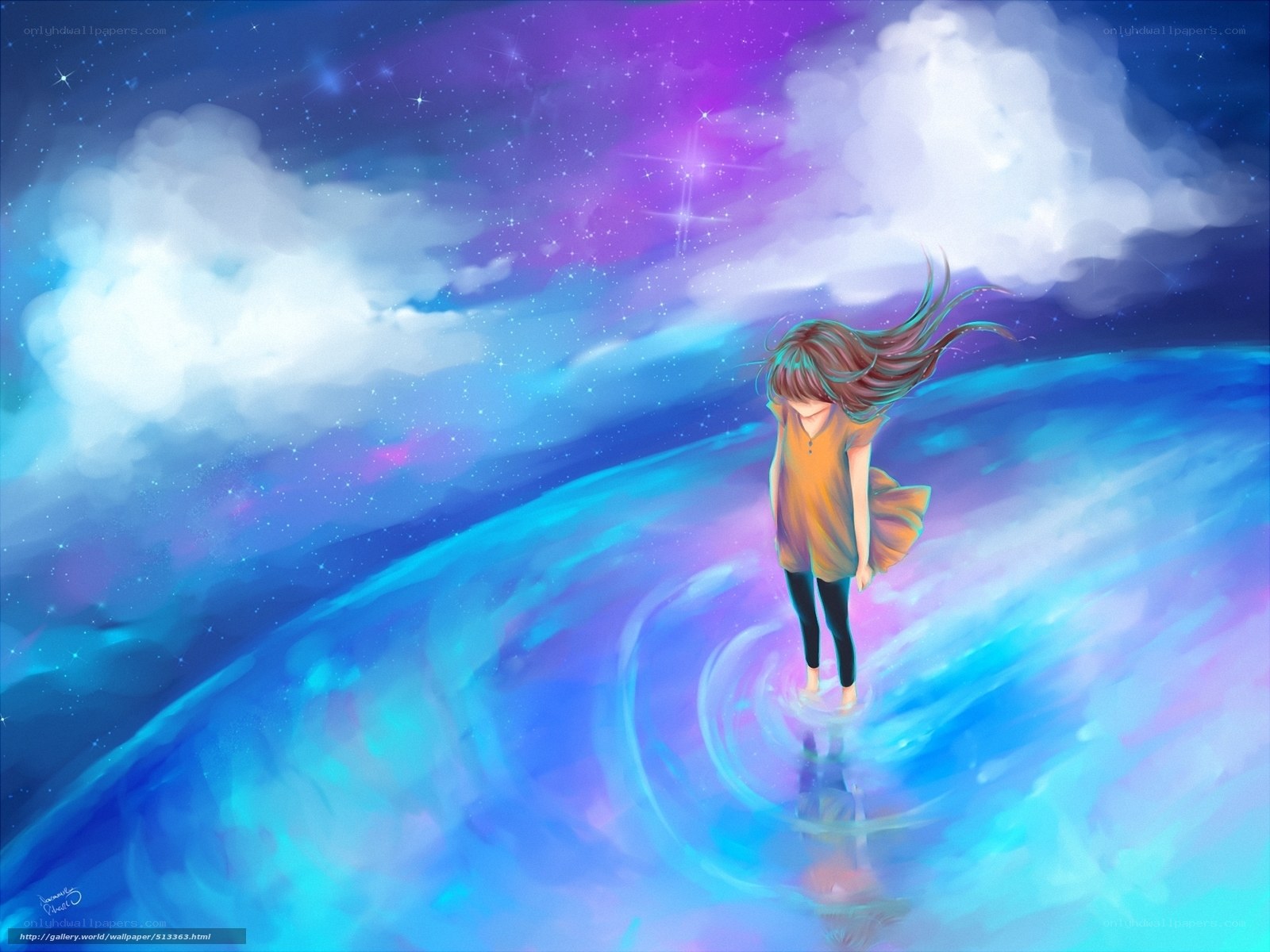 girl in a starry dream