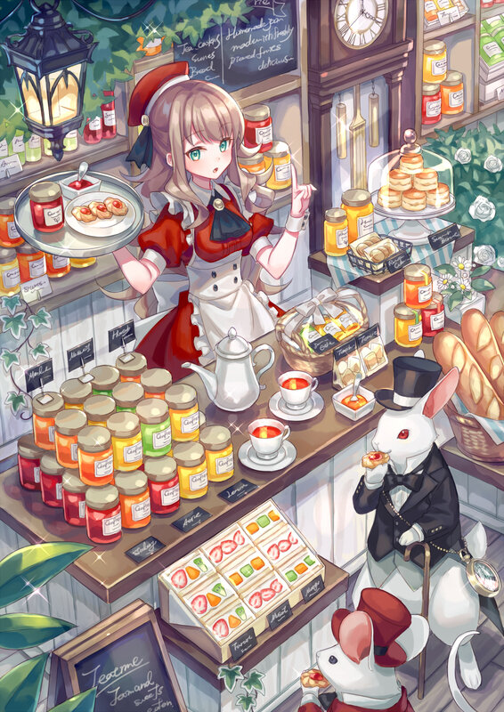 Girl in a Tea Shop