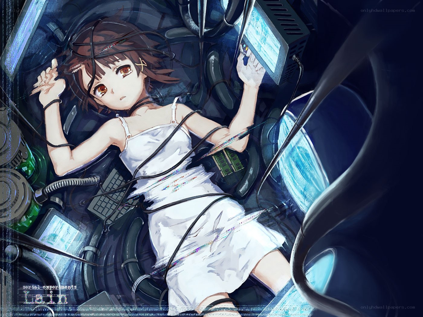 girl in a tech lab
