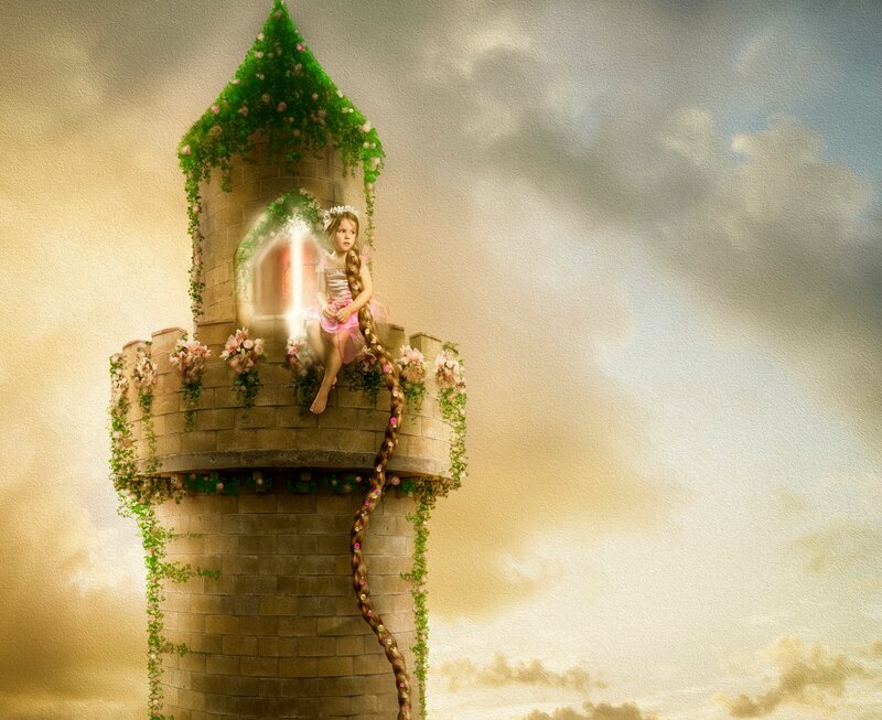 Girl in a Tower