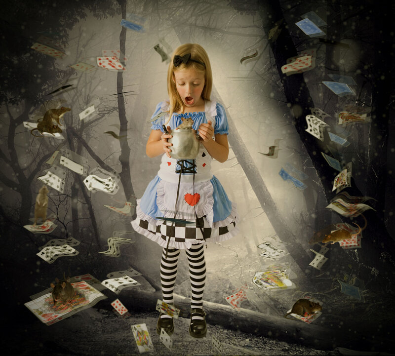 Girl in Alice Costume