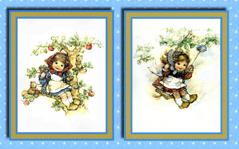 Girl in Apple Tree