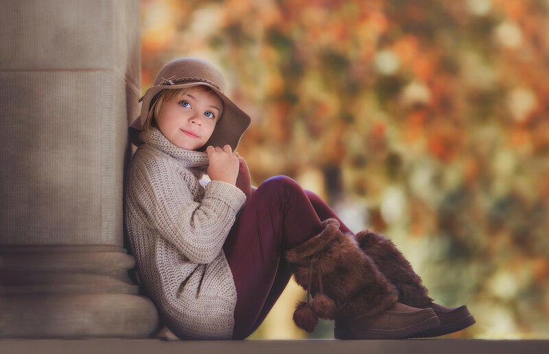 Girl in Autumn Clothes