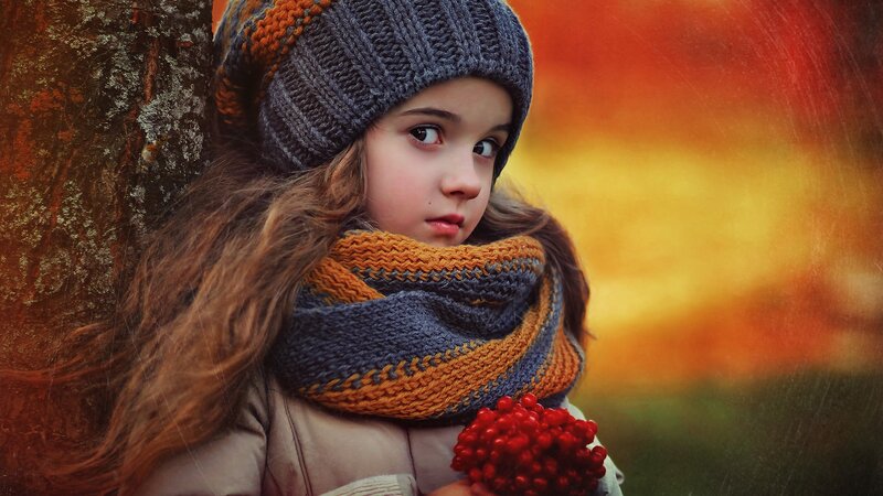 Girl in Autumn