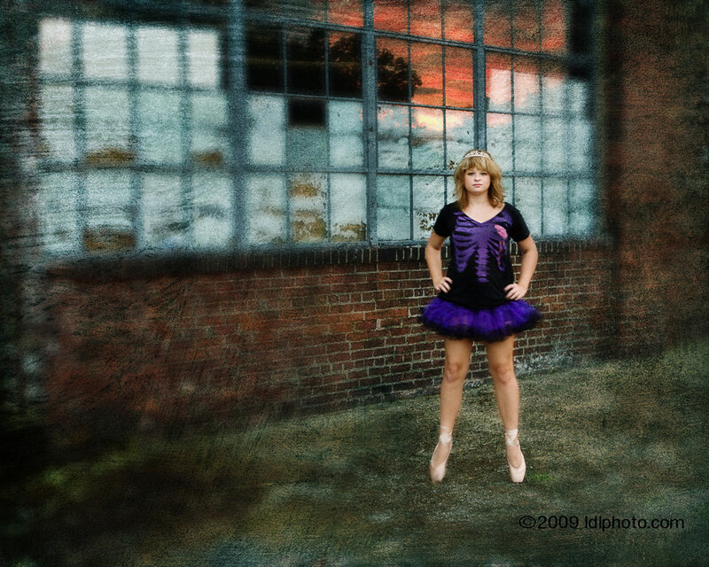 Girl in Ballet Outfit