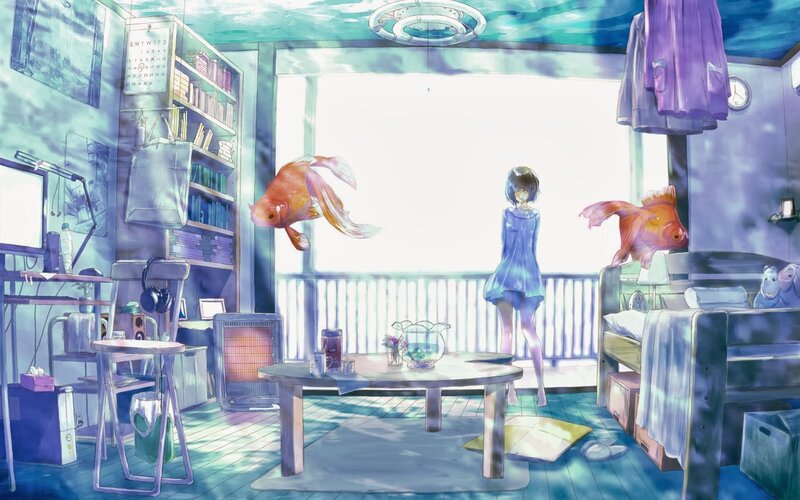 Girl in Bedroom