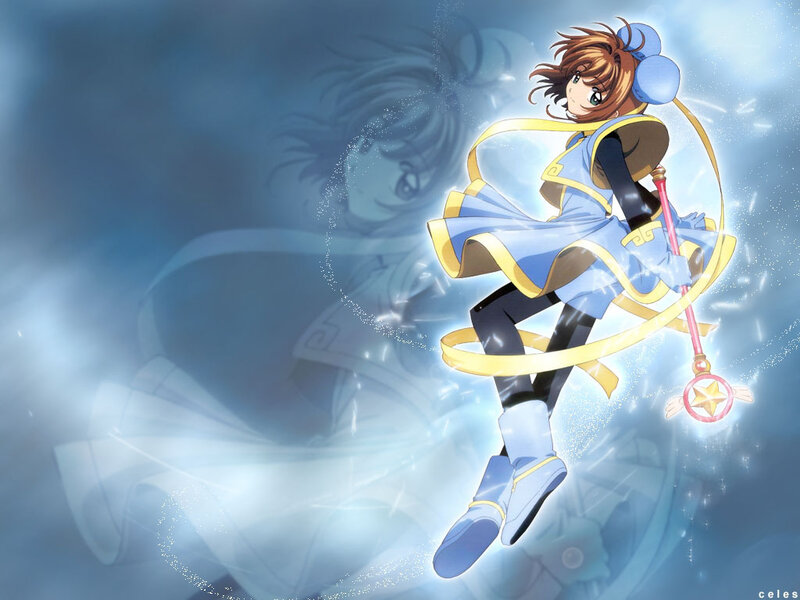 Girl in Blue Dress — Magical, Anime