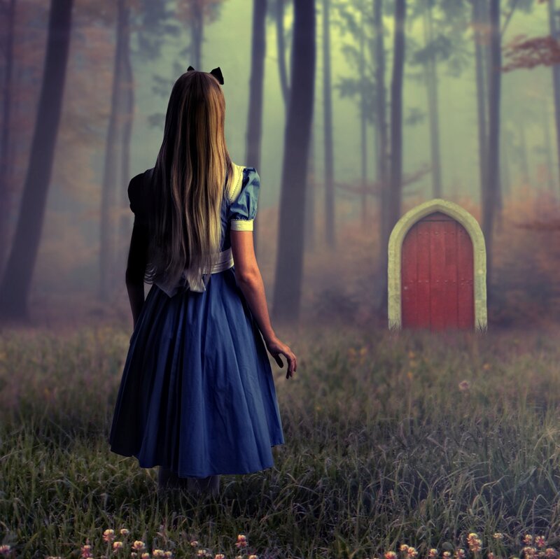 Girl in Blue Dress — Mysterious, Morning