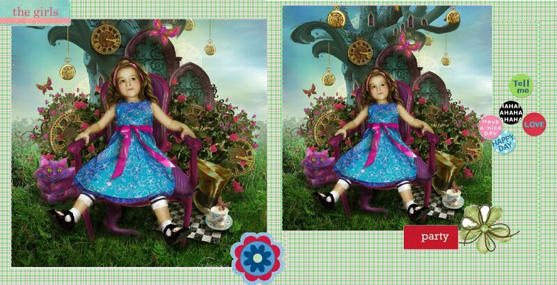 Girl in Blue Dress — Whimsical