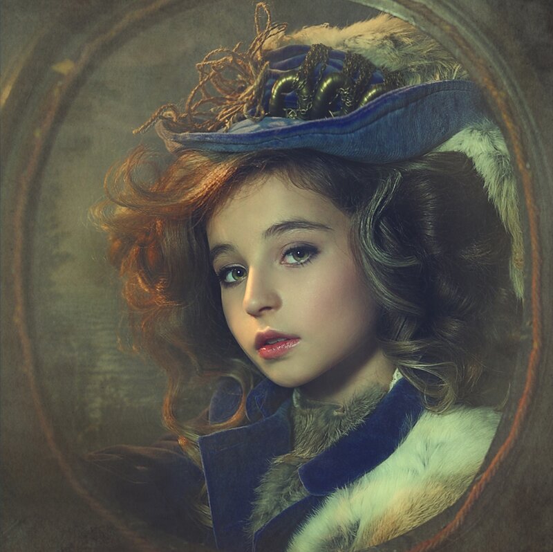 Girl in Blue Hat