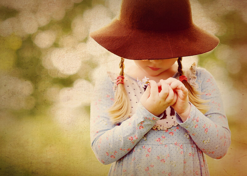 Girl in Brown Hat