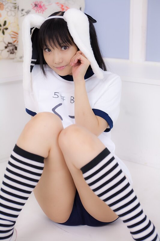 girl in bunny costume