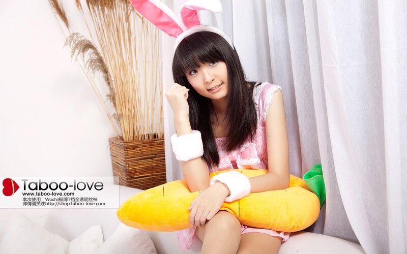 girl in bunny costume
