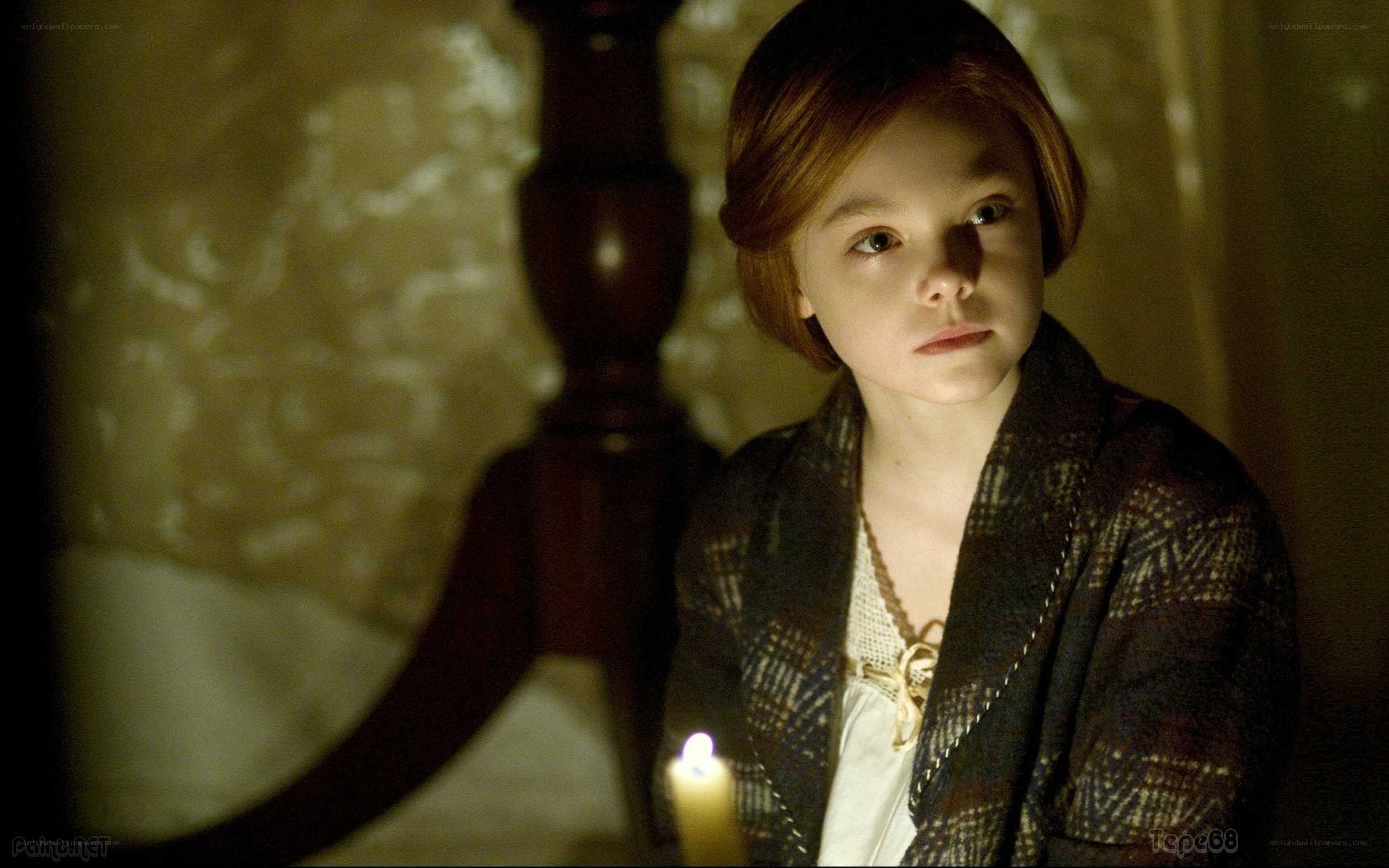 girl in candlelight scene