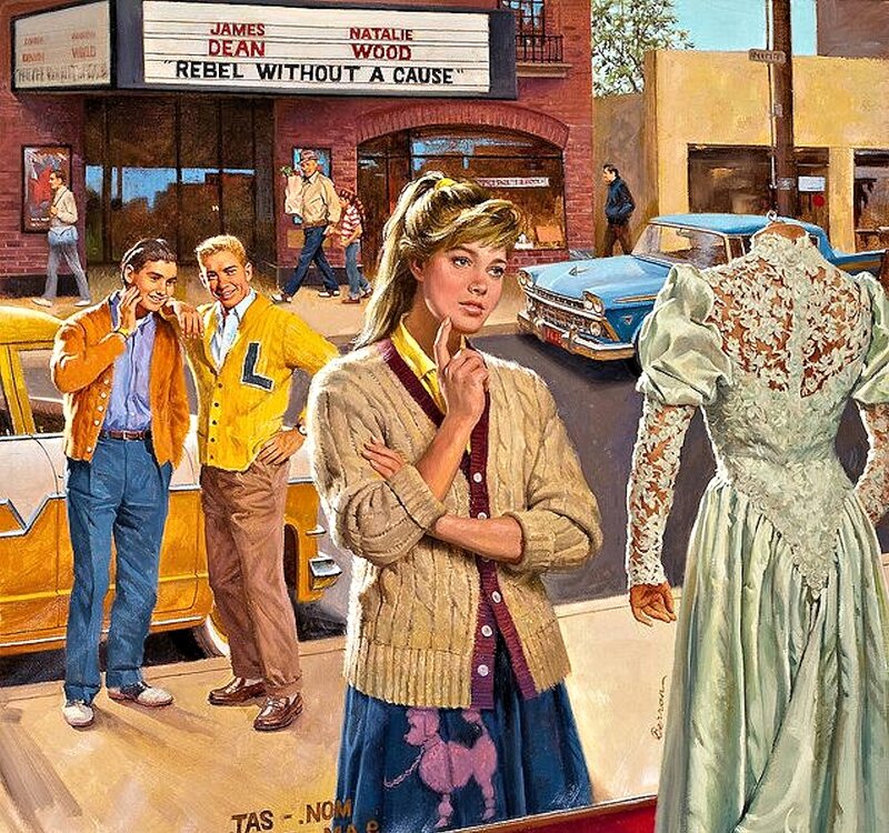Girl in Cardigan