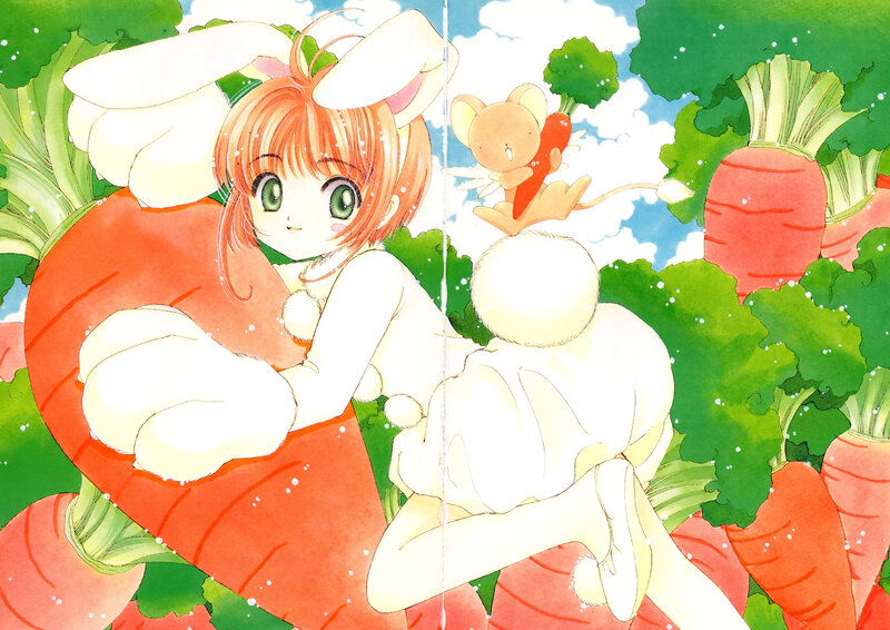 Girl in Carrot Field