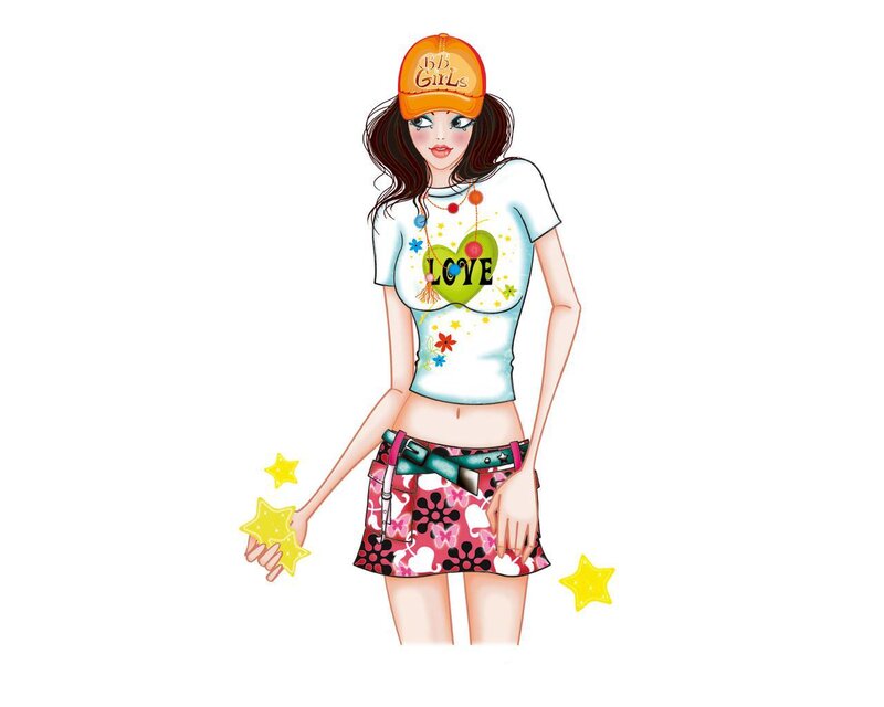 Girl in Casual Outfit