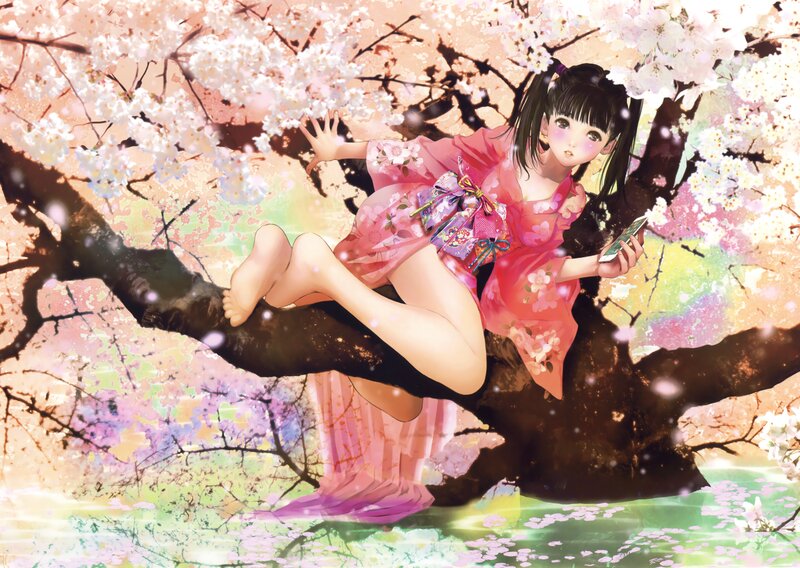 Girl in Cherry Blossom
