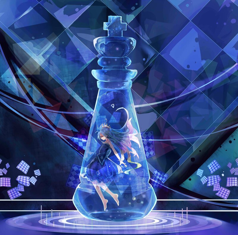 Girl in Chess Piece