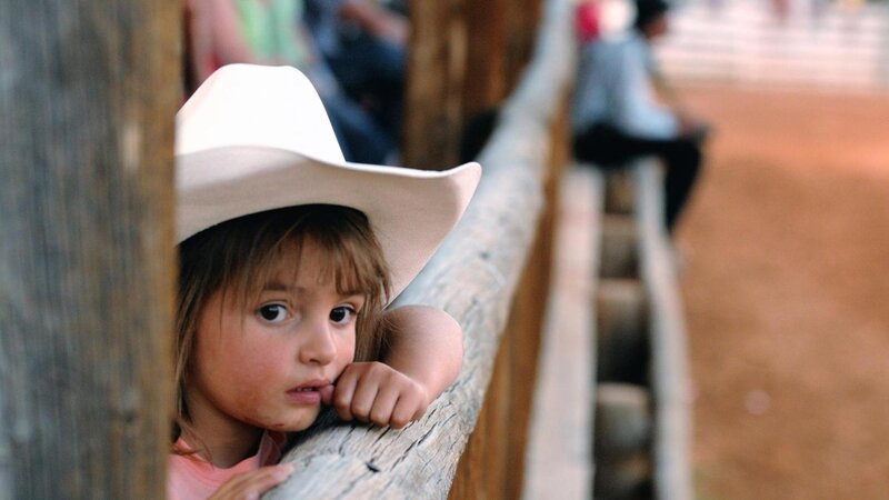 Girl in Cowboy Hat — Brown, Curious