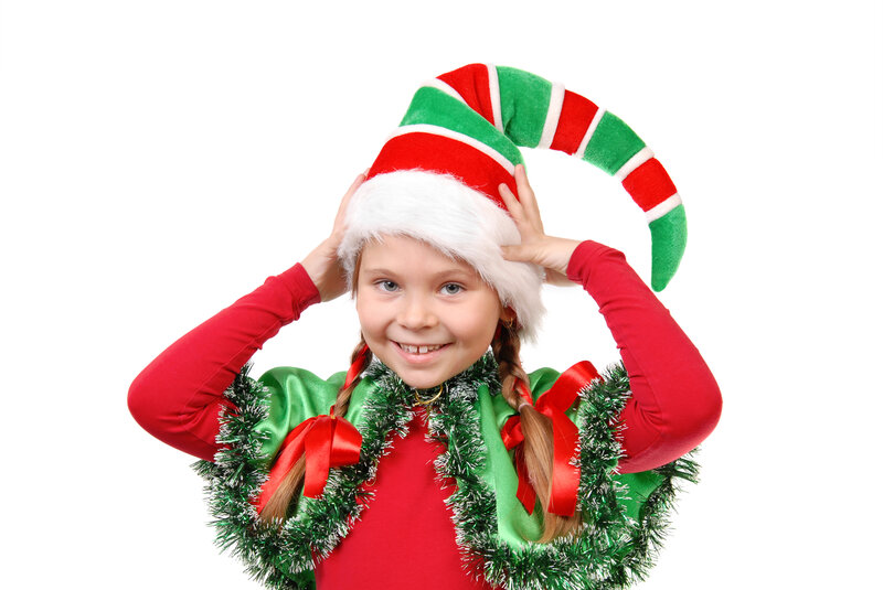 Girl in Elf Costume