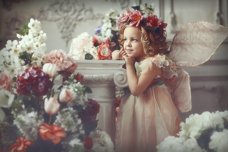 Girl in Fairy Costume — Pink, Dreamy