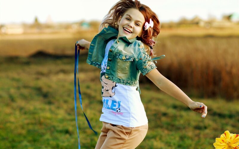 Girl in Field