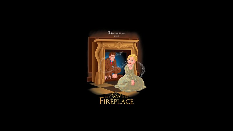Girl in Fireplace