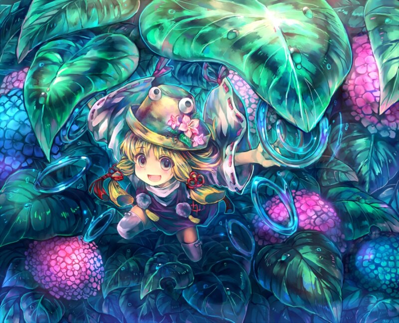 Girl in Frog Hat — Green