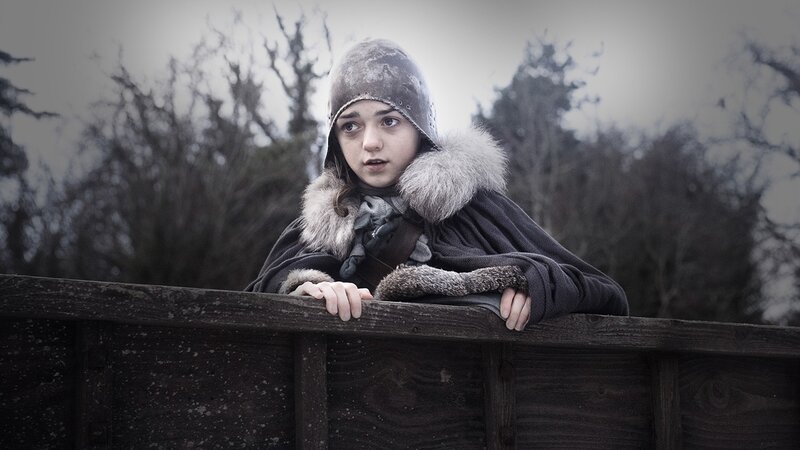 girl in fur-lined cloak