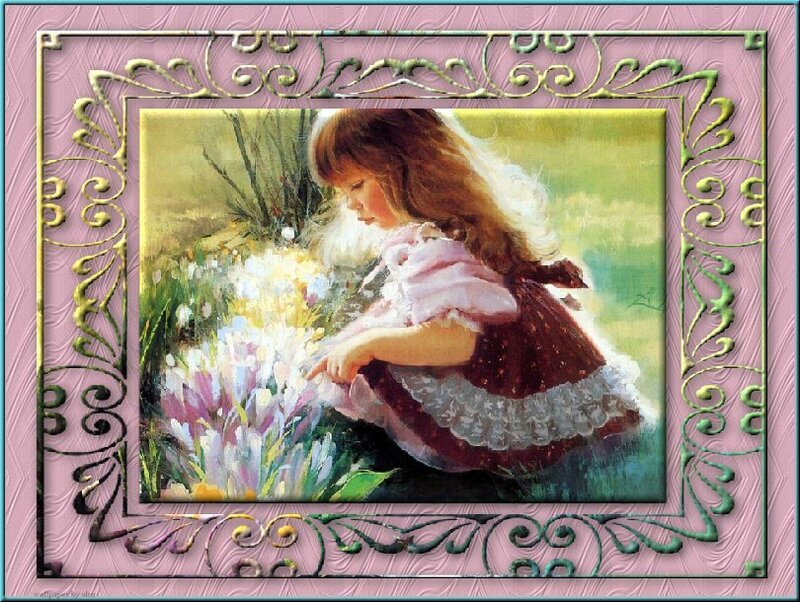 Girl in Garden