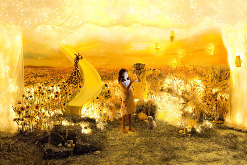 Girl in Golden Field