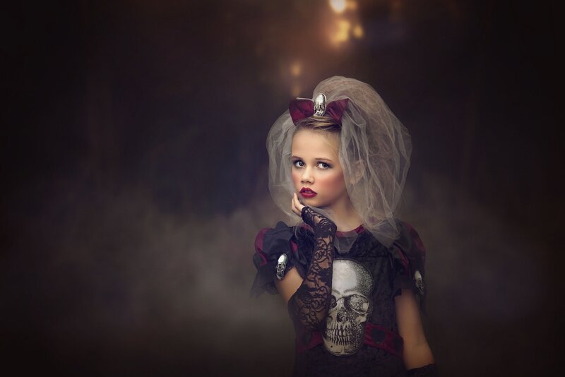 Girl in Gothic Costume