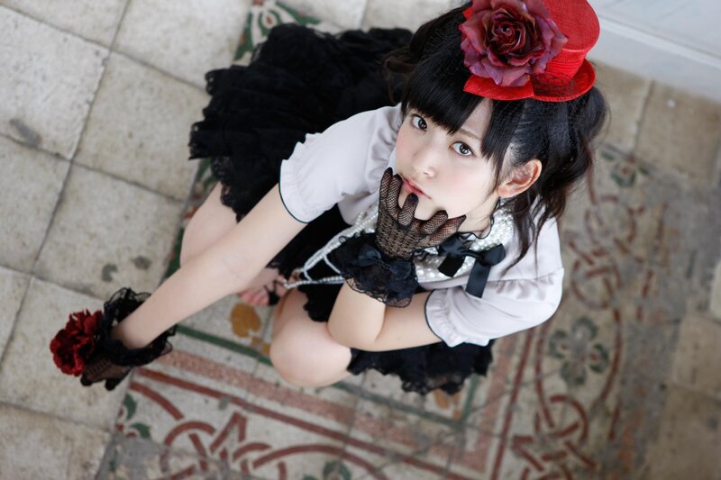 Girl in Gothic Outfit