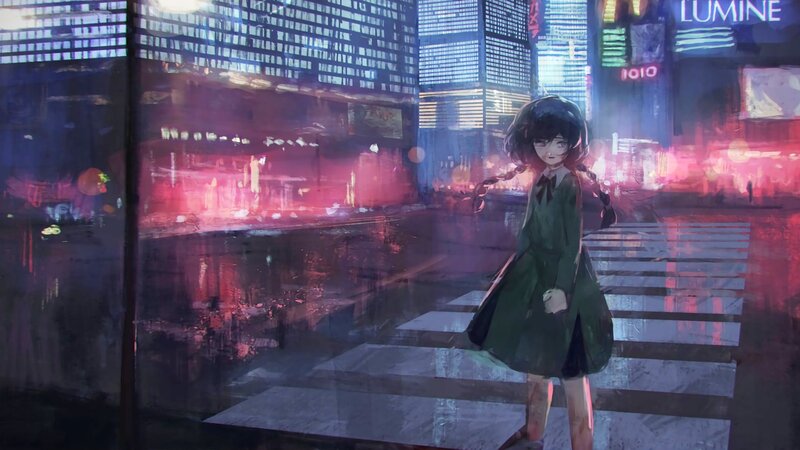 Girl in Green Coat