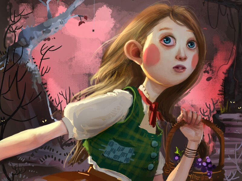 Girl in Green Dress — Dramatic