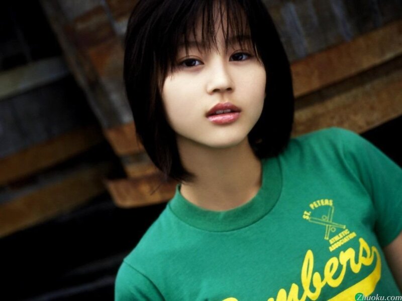 girl in green t-shirt