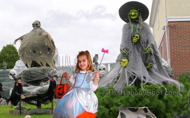 Girl in Halloween Costume