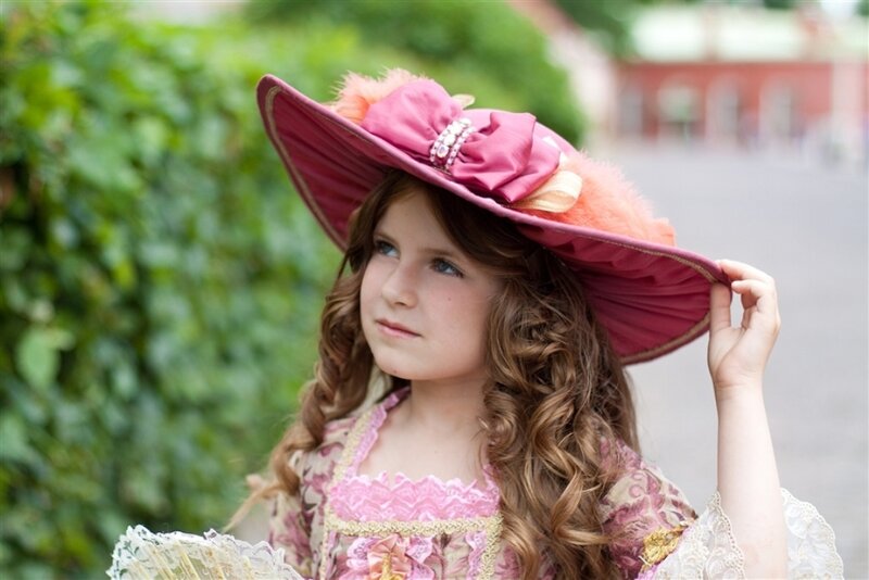 Girl in Historical Dress