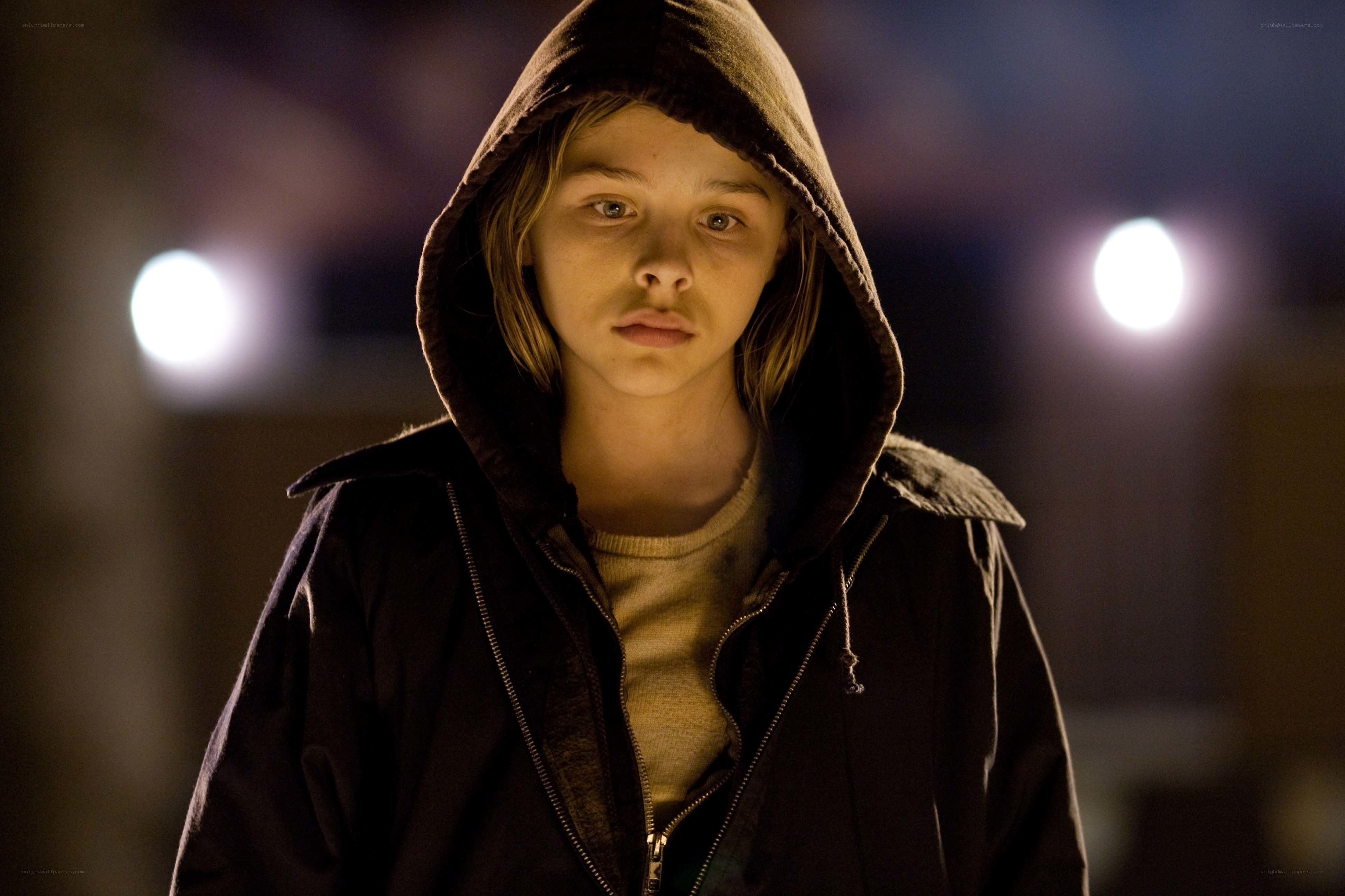 girl in hooded jacket