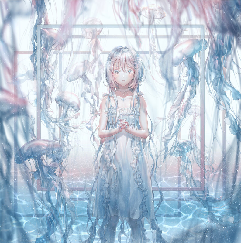 Girl in Jellyfish Swarm