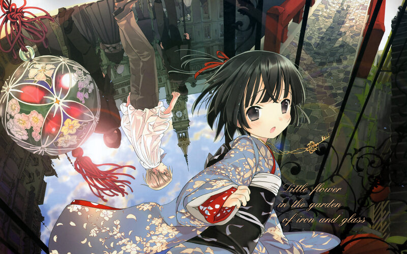 Girl in Kimono