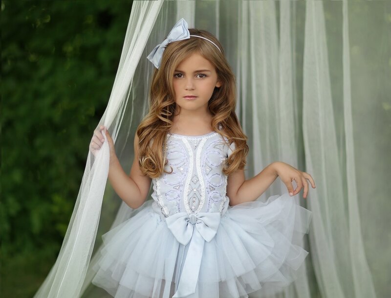 Girl in Light Blue Dress — Light Blue