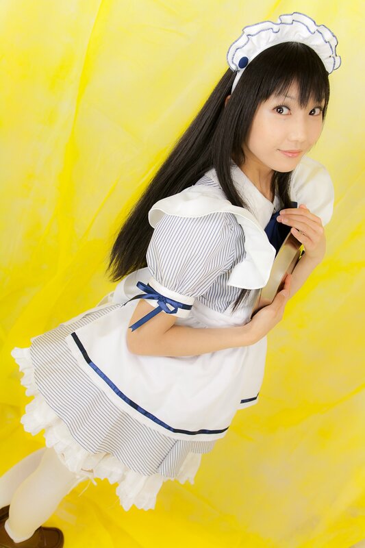 girl in maid outfit
