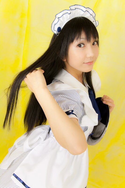 girl in maid outfit