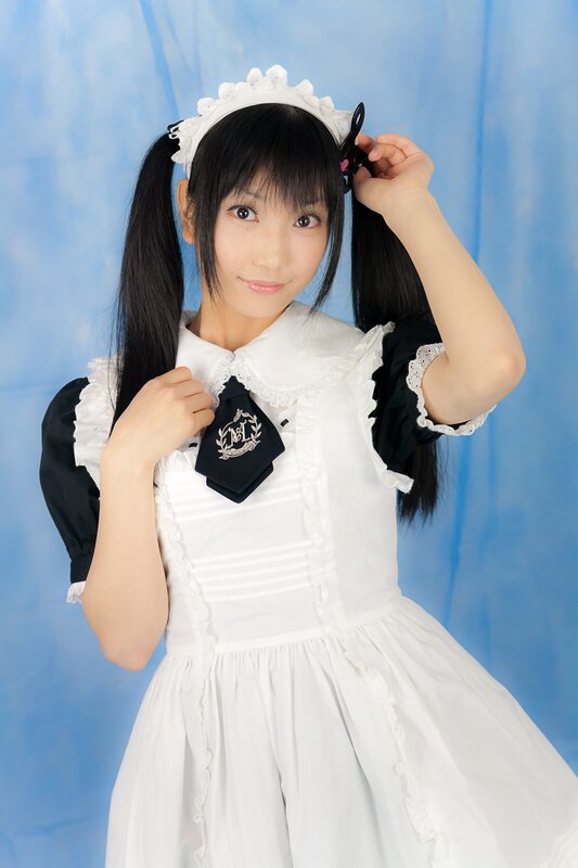 girl in maid outfit