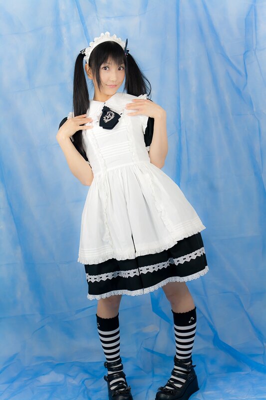 girl in maid outfit