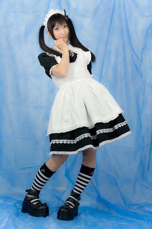girl in maid outfit