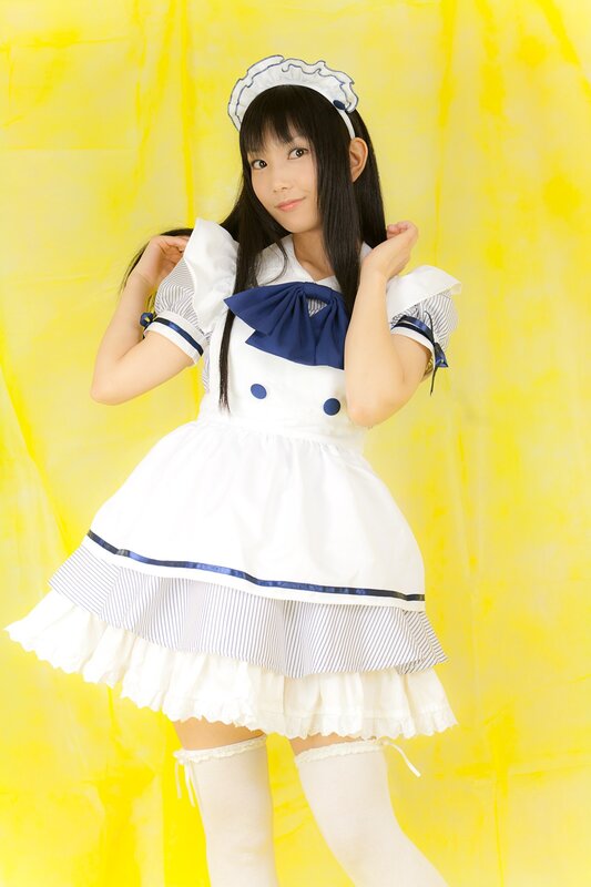 girl in maid outfit